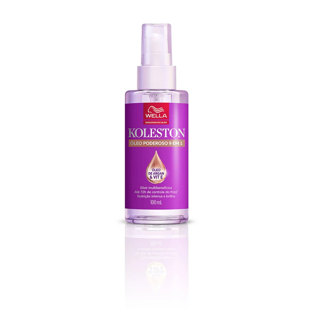 Óleo Poderoso 9 em 1 Wella Controle do Frizz 100ml Koleston
