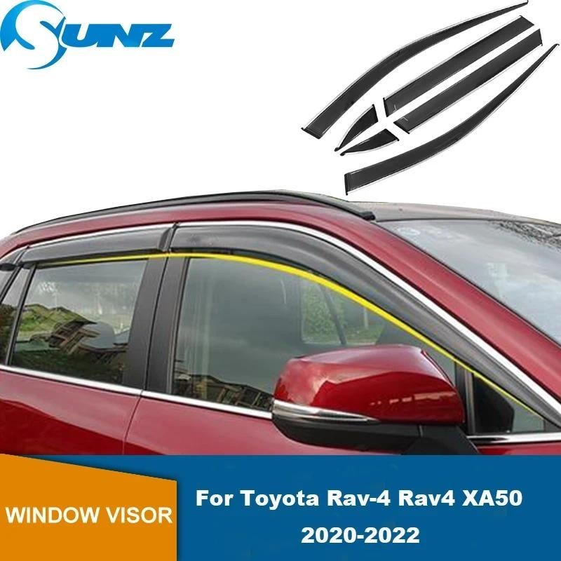 Defletores De Janela Lateral Para Toyota Rav-4 Rav4 XA50 2019 2020 2021 2022 2023 Viseira Da Do Carro Pára-Brisa Sol Chu