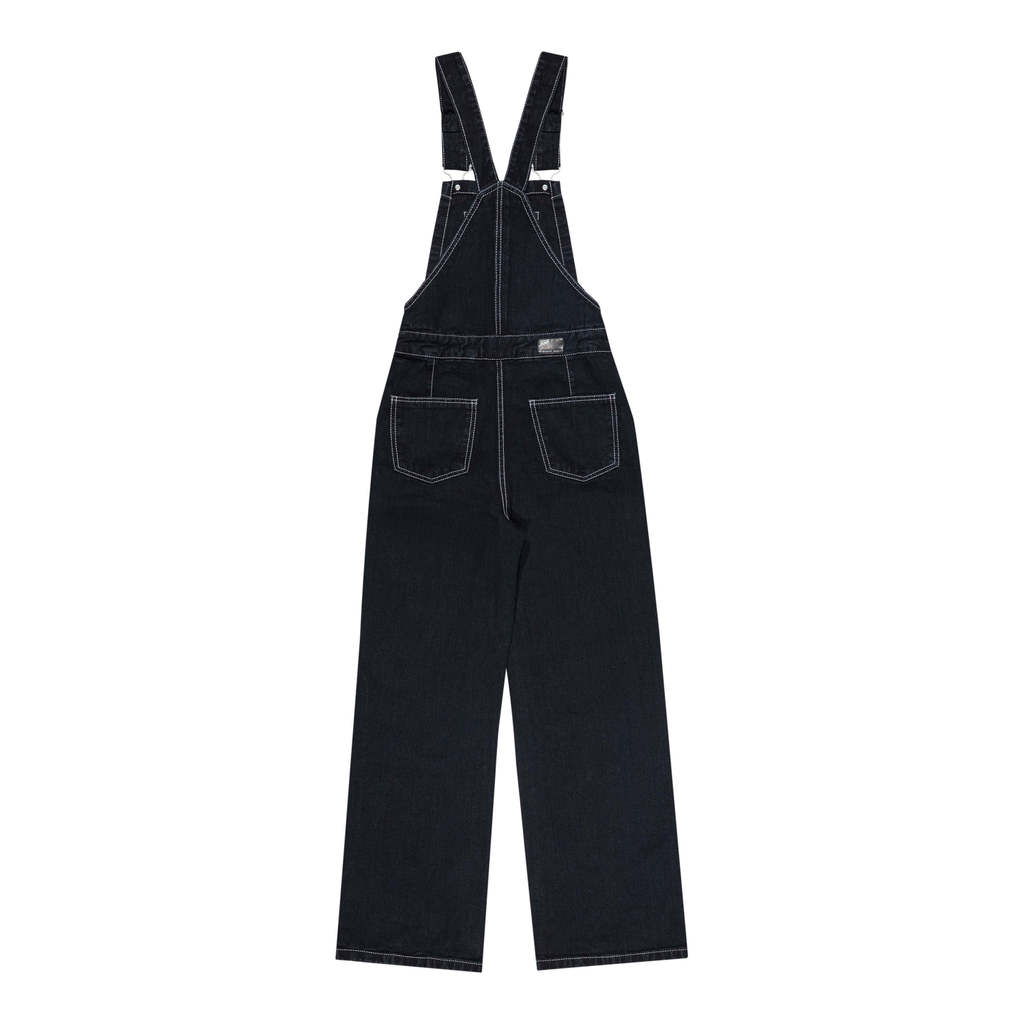 Jardineira Jeans Juvenil Menina Beats Preto · foto 2