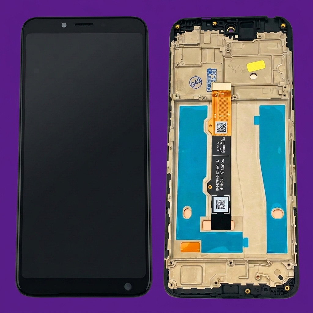 Tela LCD Touch Aro Compatível Moto G42 Preto Reposição Original Fácil Instalação Qualidade Original Envio Imediato