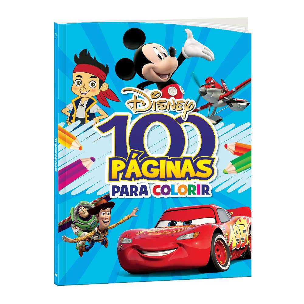 DISNEY 100 PAGINAS PARA COLORIR - MENINOS