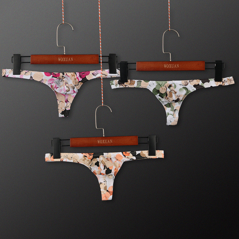 2025 promocional primeira escolha virada de Nylon tanga masculina de uma linha sem costura clássica Ayi roupa íntima mas