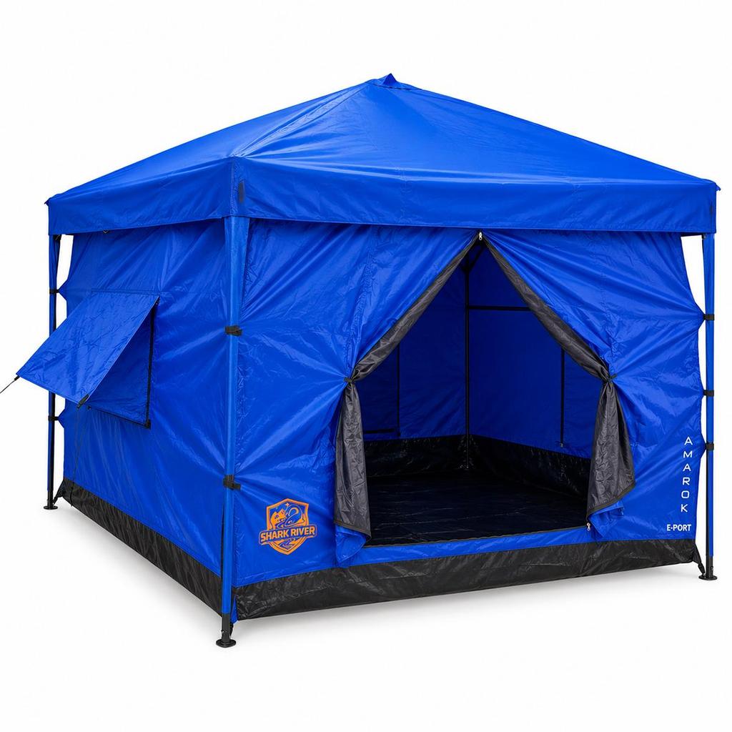 Barraca Amarok Transform 6/7p para Gazebo Dobrável 3x3 2500mm Azul Marinho - Shark River — imagem 2 de 2