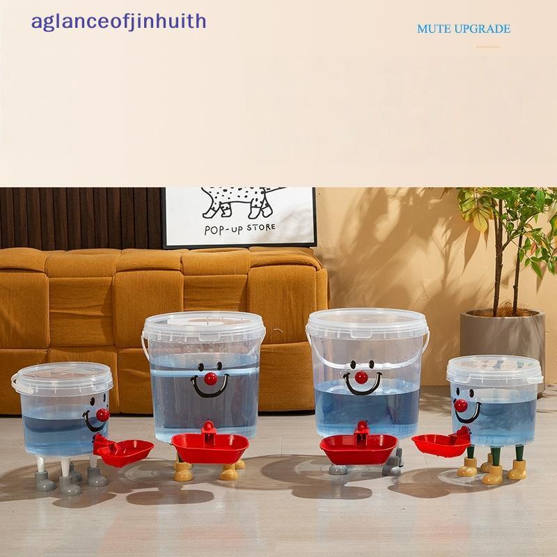 [aglanceofjinhui] 1 Conjunto De Bebedouro Para Animais De Estimação De Grande Capacidade 3/5/8/10L Cartoon Pet Dispensad