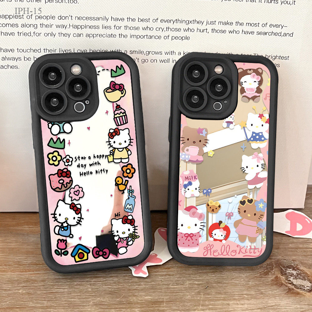 Capa De Celular Espelhada Para IPhone 16 15 14 13 12 11 8 7 6 6S X XS 16E SE Pro Max Plus 2020 2022 Capinha De JM9023