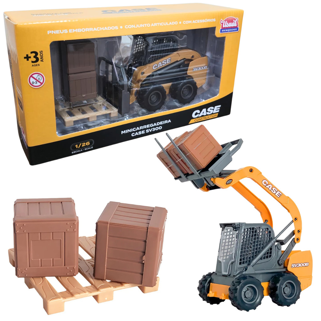 Carregadeira Empilhadeira SV300 B Case Mini 822 Usual