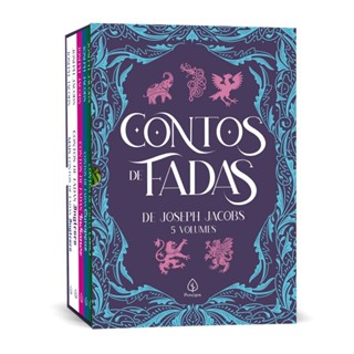 Box com 5 Livros | Contos de Fadas de Joseph Jacobs em Oferta na Shopee