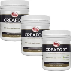 Kit 3X Creafort Creapure Creatina - 300g - Vitafor
