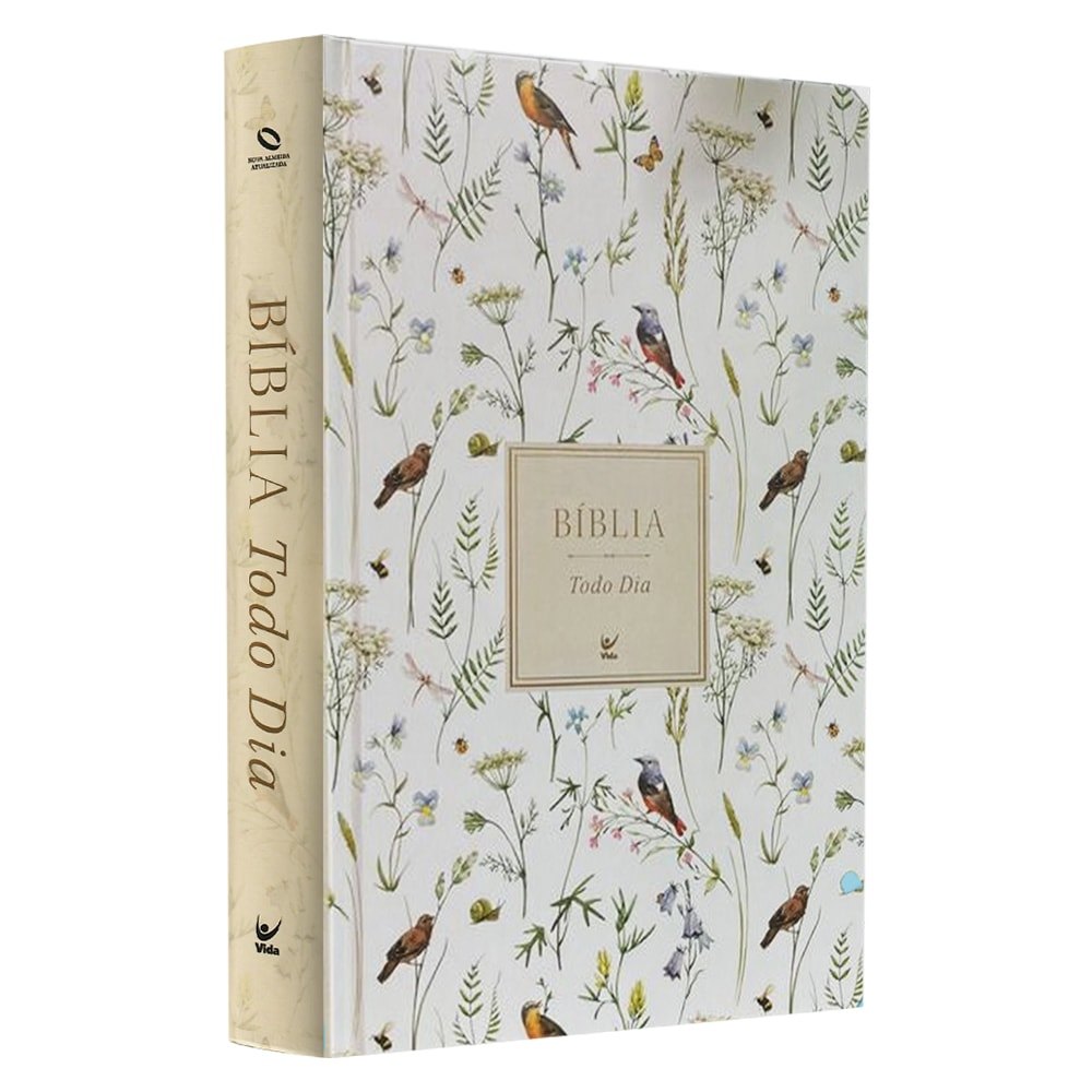 Bíblia Todo Dia | NAA | Espaço Para Anotações | Capa Dura Pássaros em Oferta na Shopee