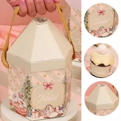 5 CASINHA PARA MINI PANETONE GRAÇA 5172 ( JANGO NATAL 2025 )