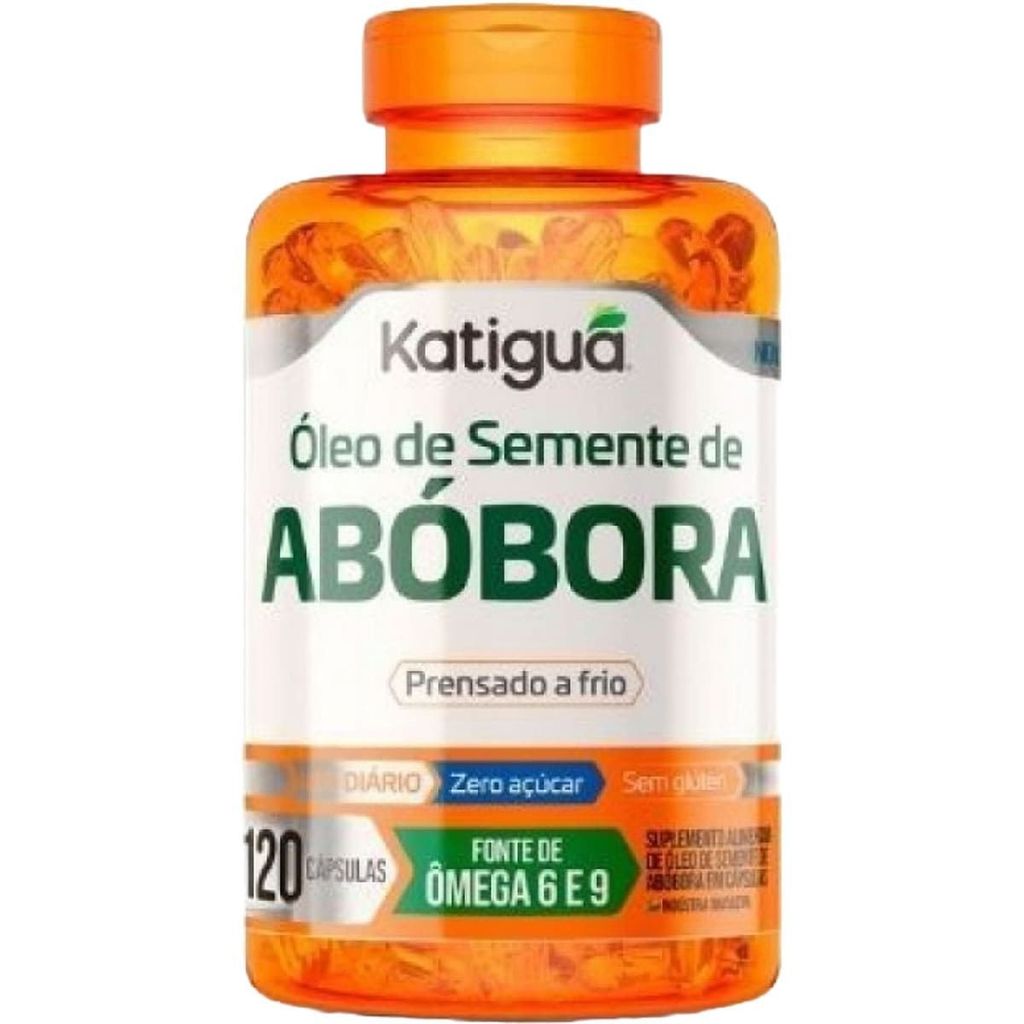 Óleo de Semente de Abóbora 1000mg - 120 cápsulas - Katiguá em Oferta na Shopee