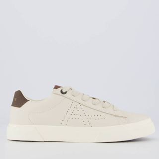 Tênis Aramis Easy Icon Off White e Marrom em Oferta na Shopee