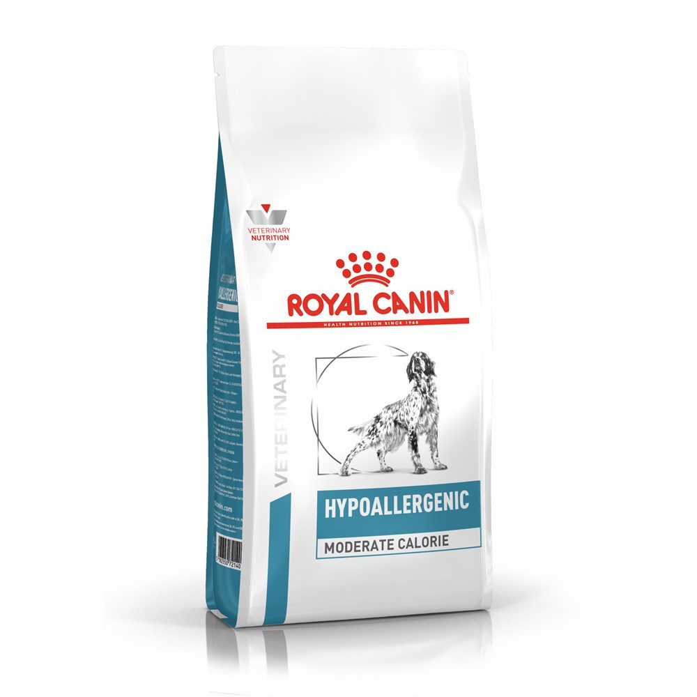 Ração Royal Canin Hypoallergenic Moderate Calorie para Cães 2Kg em Oferta na Shopee