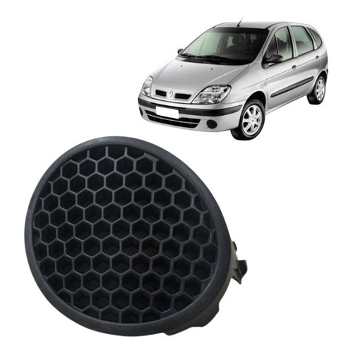 Moldura Farol Milha Esquerdo Renault Megane Scenic Grafite