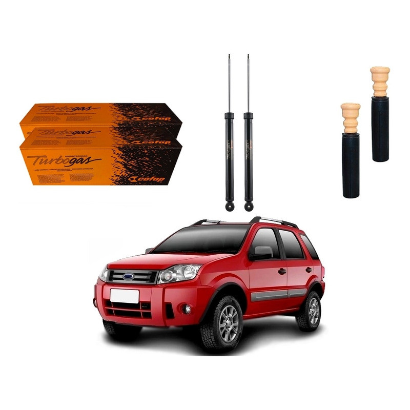 Kit Amortecedor Traseiro. Ecosport 1.6 2.0 2008 A 2012
