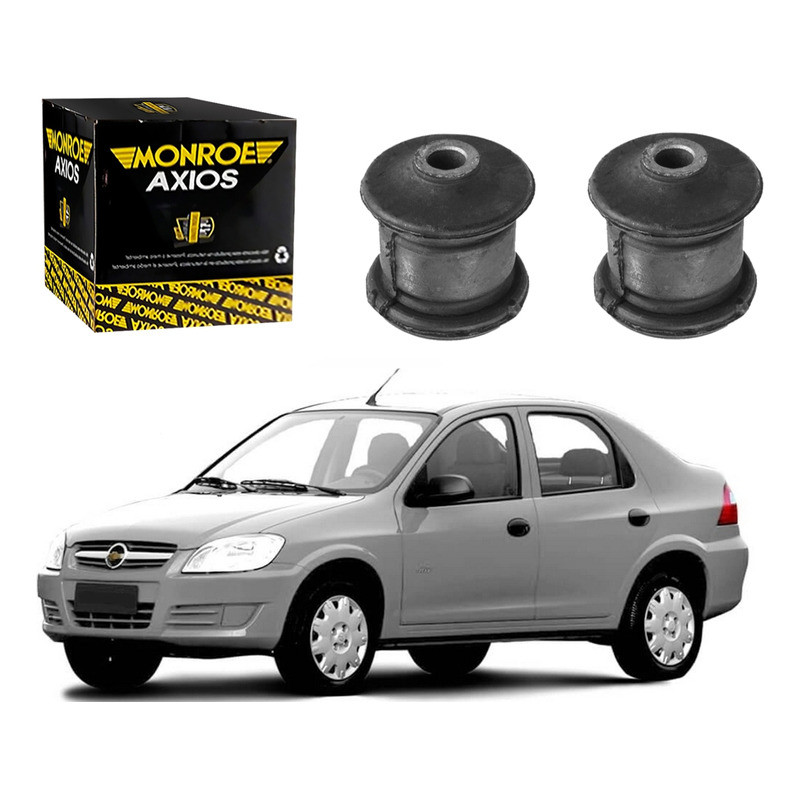 Par Bucha Bandeja Dianteira Prisma 1.4 2007 A 2012 em Oferta na Shopee