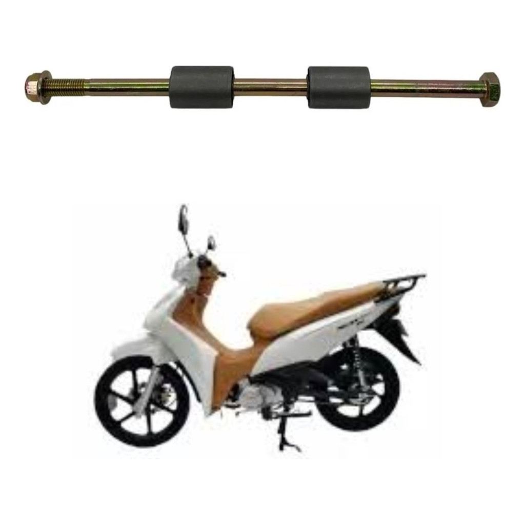 Imagem Eixo Da Balança Com Bucha Shineray Ray 50 Cc Q