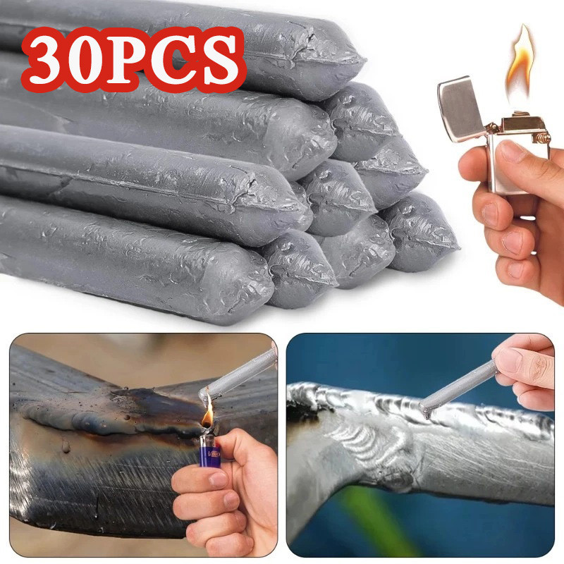 Kit 30 Haste De Solda Baixa Temperatura Solda Cobre, Ferro,alumínio, Reparo, Kit De Agente Fusível, Solda，haste De Solda em Oferta na Shopee