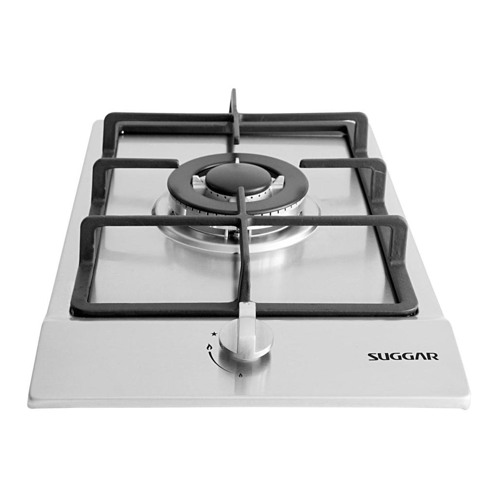 Cooktop a gás 1B Inox Bivolt em Oferta na Shopee