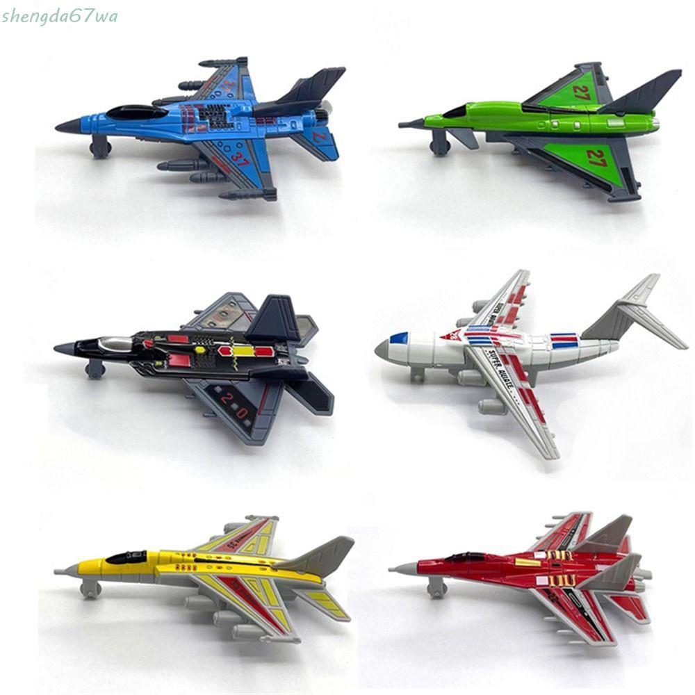 Brinquedos De Aeronaves SHENGDA , Brinquedo Modelo De Avião Fundido Deslizante , Jato De Combate De Aviação Em Liga 1/64