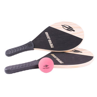 Kit Jogo de Frescobol Mormaii com Raquete + Bola + Sacola Preto Bel em Oferta na Shopee