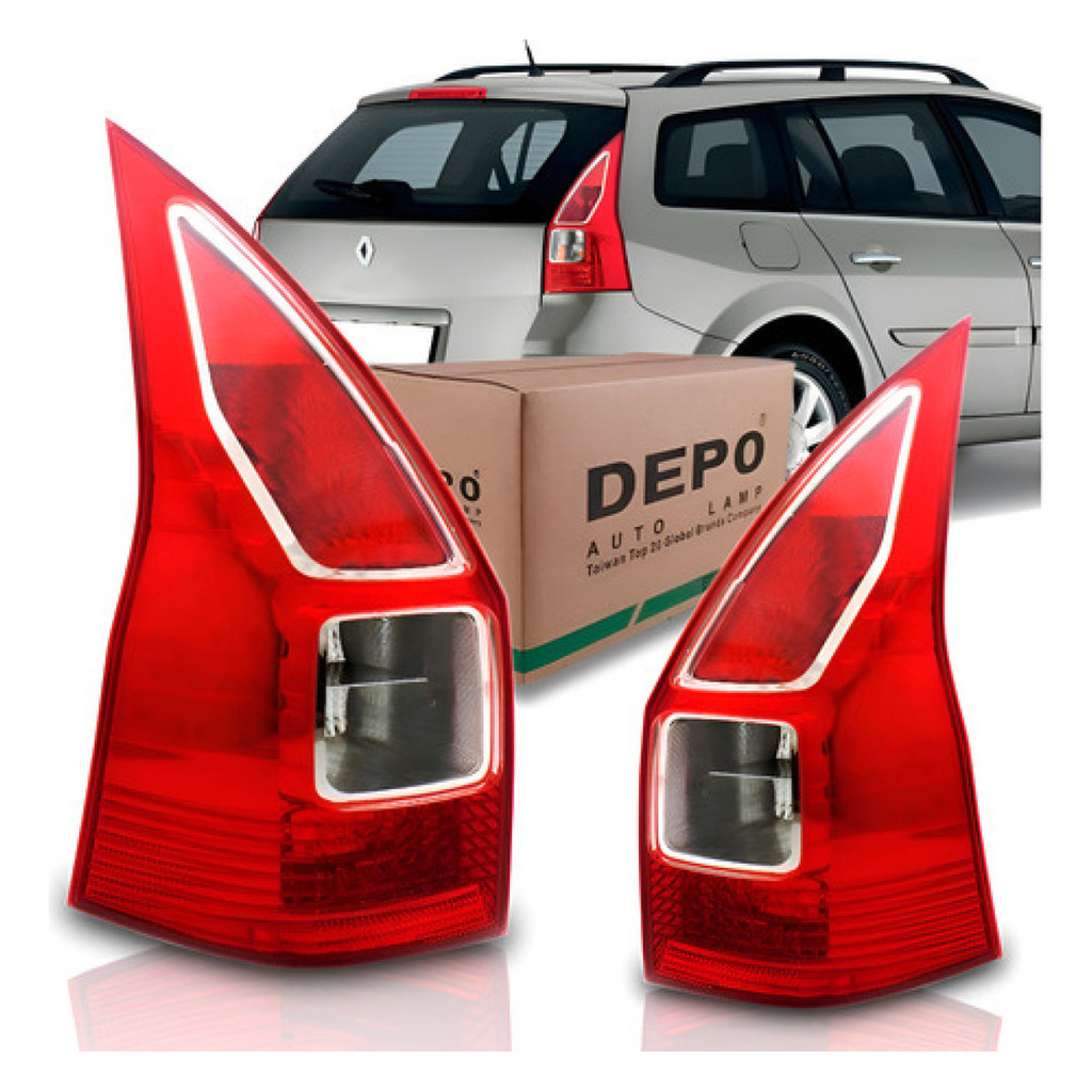 Lanterna Megane Grand Tour Perua Ano 2010 2011 2012 Depo em Oferta na Shopee