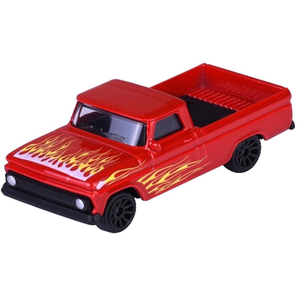 Miniatura - 1:64 - Chevrolet C10 Vermelha - Street Cars - Majorette 8501009800