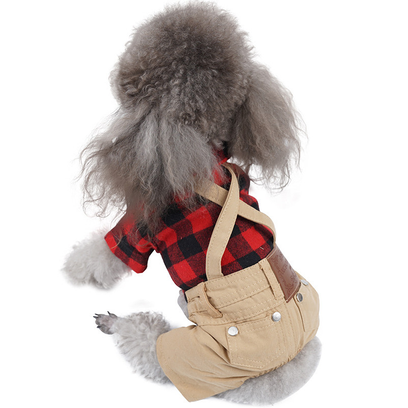 Algodão puro de quatro patas primavera outono Bichon fino roupas para cães Corgi Teddy atacado pequeno cão verão roupas