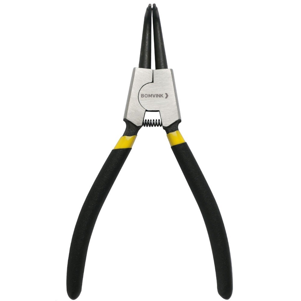 Alicate para anéis externo bico curvo 7" - BOM-1615 Bomvink