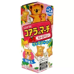 Biscoito Koala Sabor Morango - Pacote Familia 195g