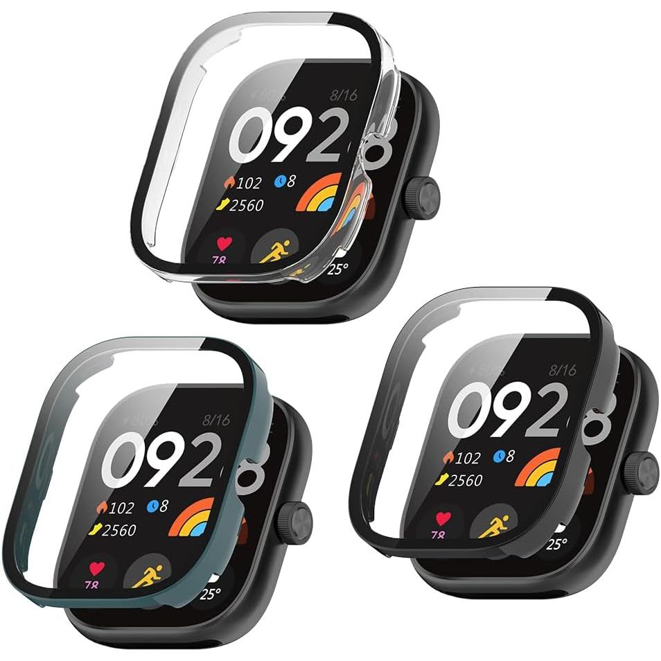 Compatível apenas com o protetor de tela do Xiaomi Redmi Watch 5, capa protetora