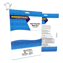 Papel Fotográfico Matte A4 170g 100 Folhas Masterprint