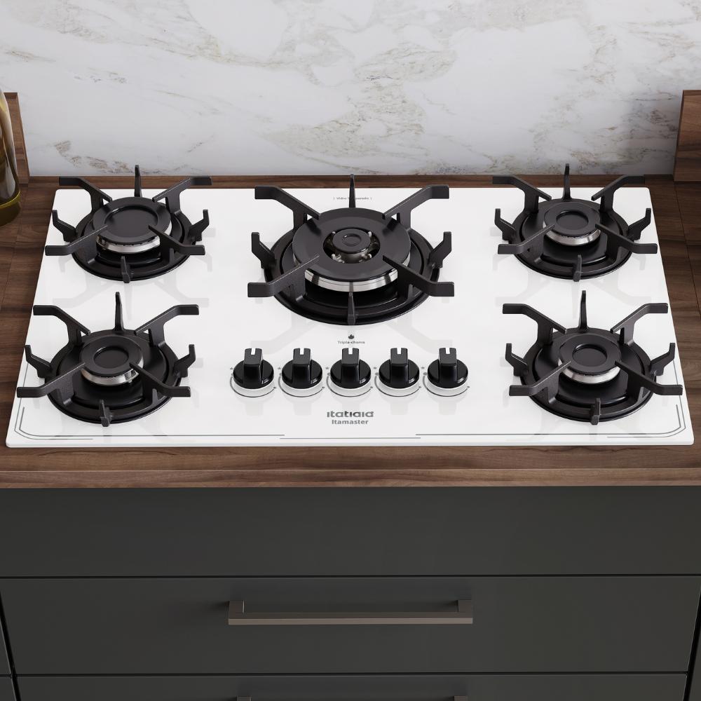 Cooktop Itatiaia Itamaster 5 Bocas - Branco
