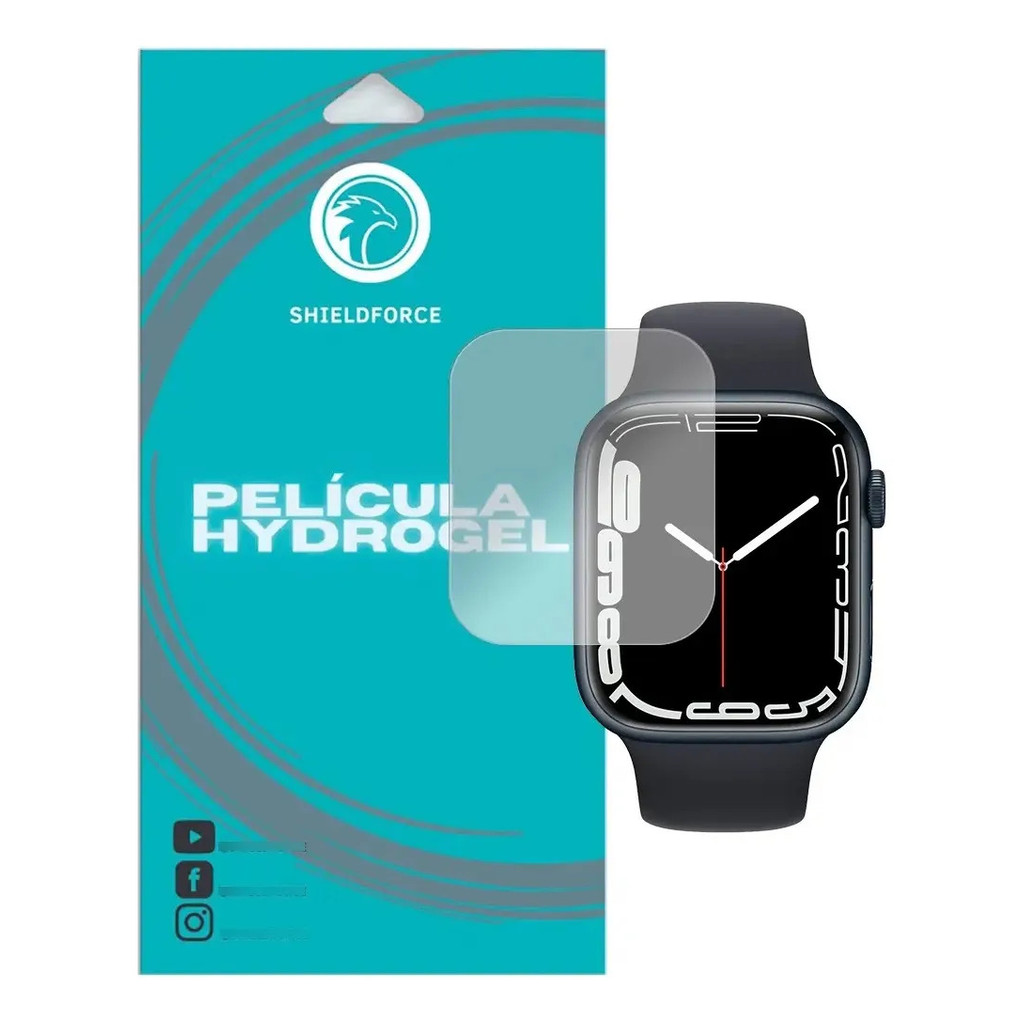 Película Para Apple Watch 8 [45mm] Shieldforce [3x Tela]