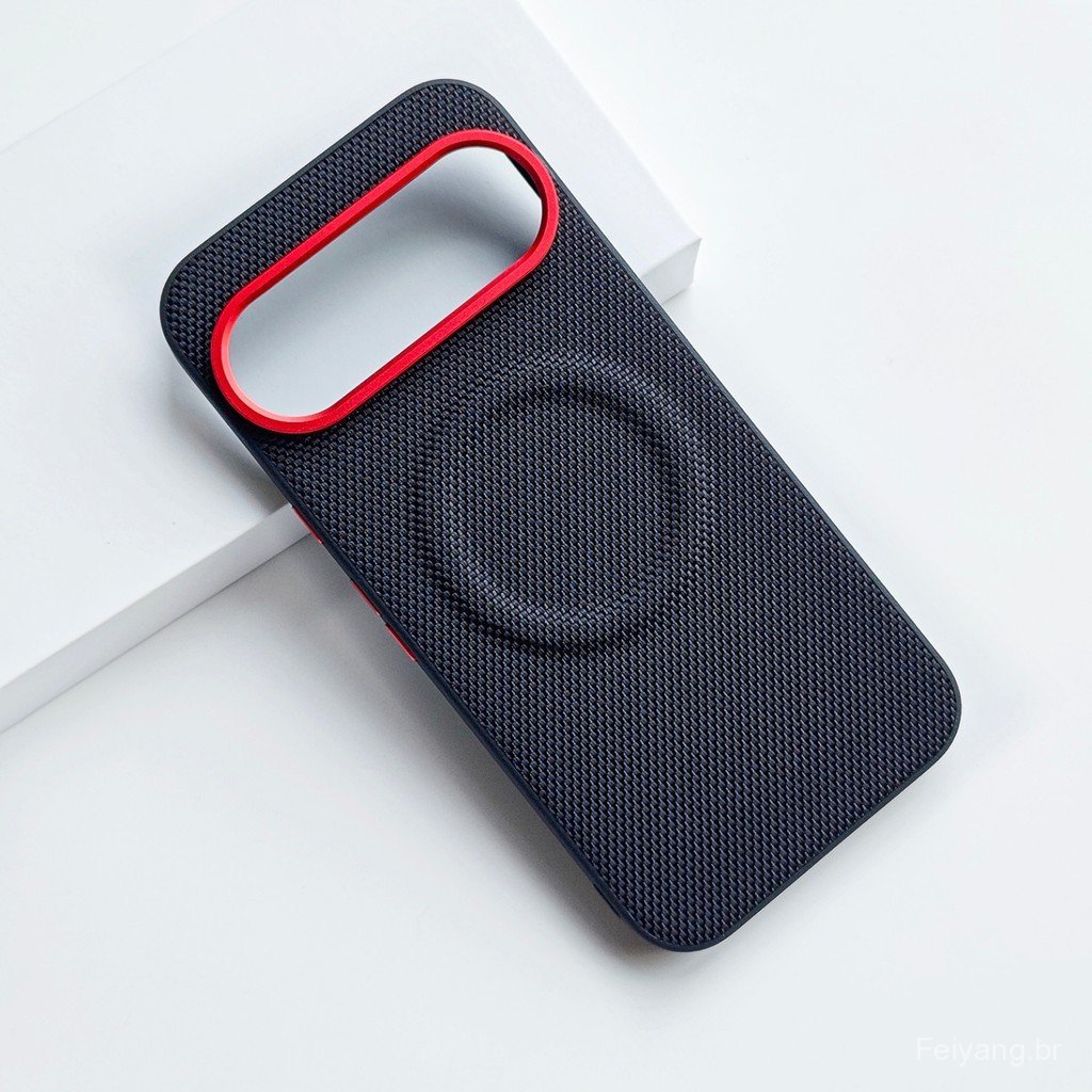 Capa para Google Pixel 11, Pixel 11 Pro, Pixel 11 Pro XL, couro sintético com botões de metal, magnética, fosca, bordas