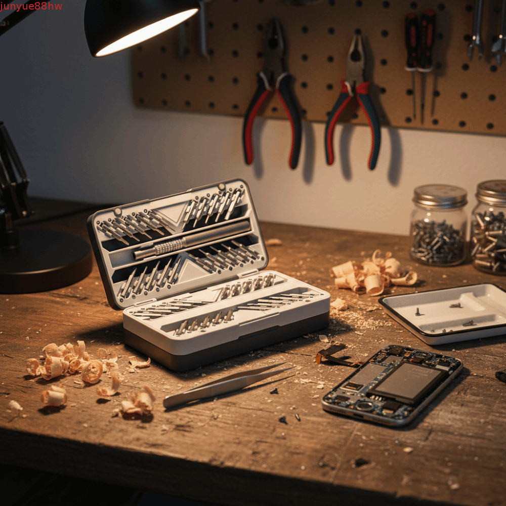 Conjunto De Chave De Fenda JUNYUE , Ferramentas De Alça Ergonômica Multifuncional , Ferramenta De Precisão 66 Em 1