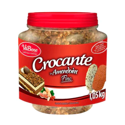 Crocante de Amendoim Fino 1,05kg Pote Vabene
