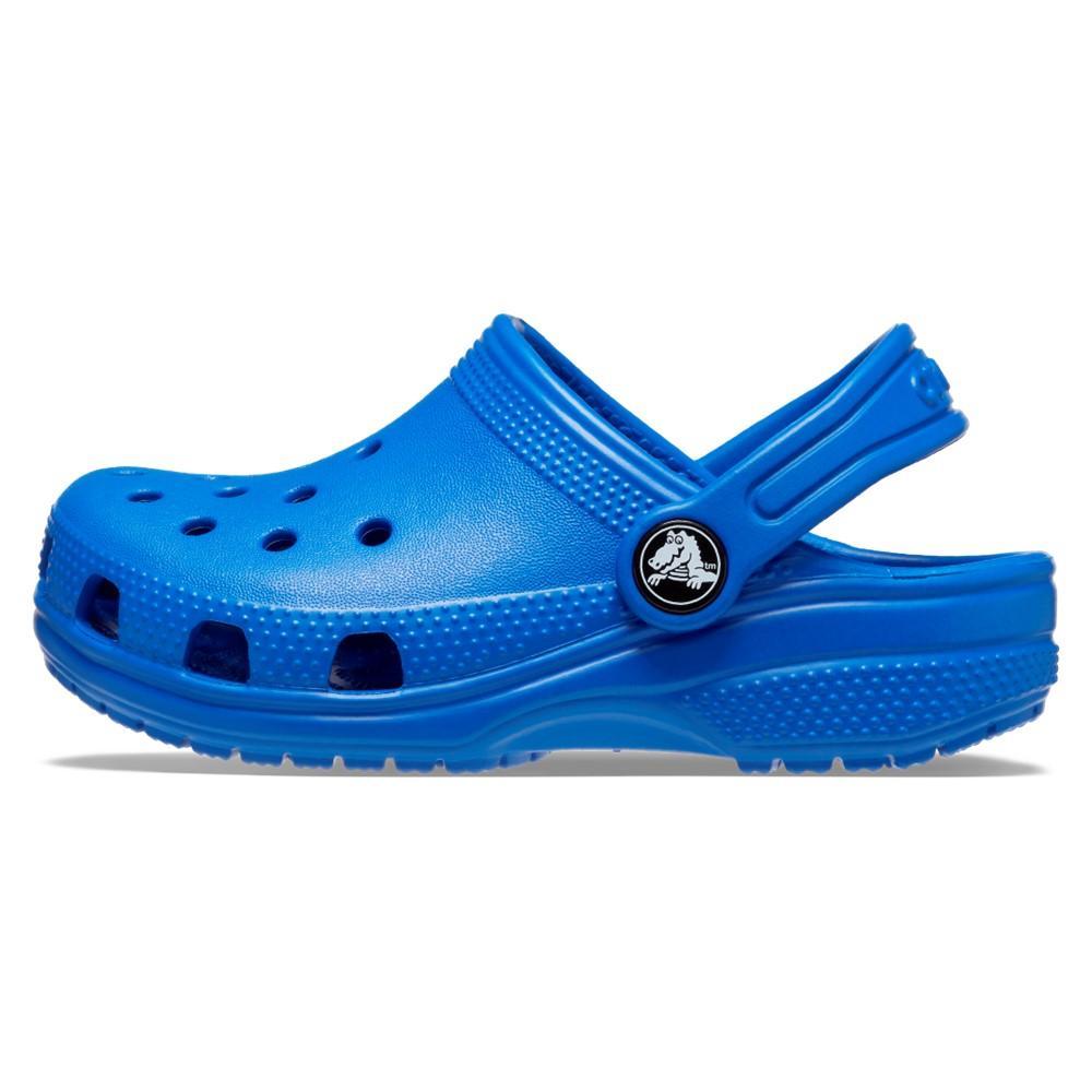 Sandália crocs classic clog kidst blue bolt — imagem 2 de 2