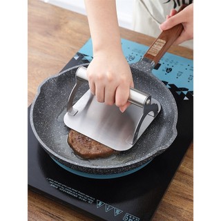 Zhitu prensa de aço inoxidável para bolo, ferramenta útil para marca doméstica, prensa manual para bolo, hambúrguer, car