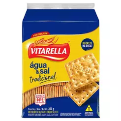Biscoito Vitarella Cream Cracker Água e Sal 350g