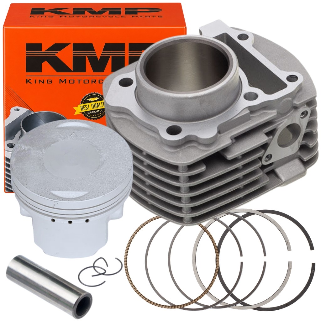 Kit Cilindro Motor Fazer 150 / Crosser 150 / Ybr 150 Factor (Pistão / Anéis / Juntas) Kmp