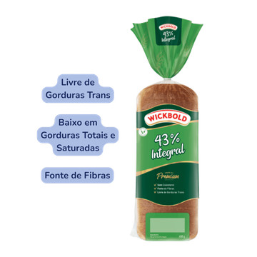 Pão de forma integral Wickbold 450g