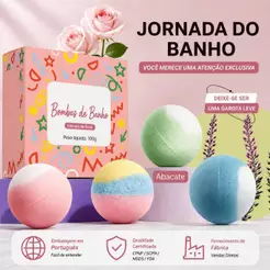 Esfera Efervescente Espumante para Banheira Hidromassagem Escalda Spa bolas bolhas
