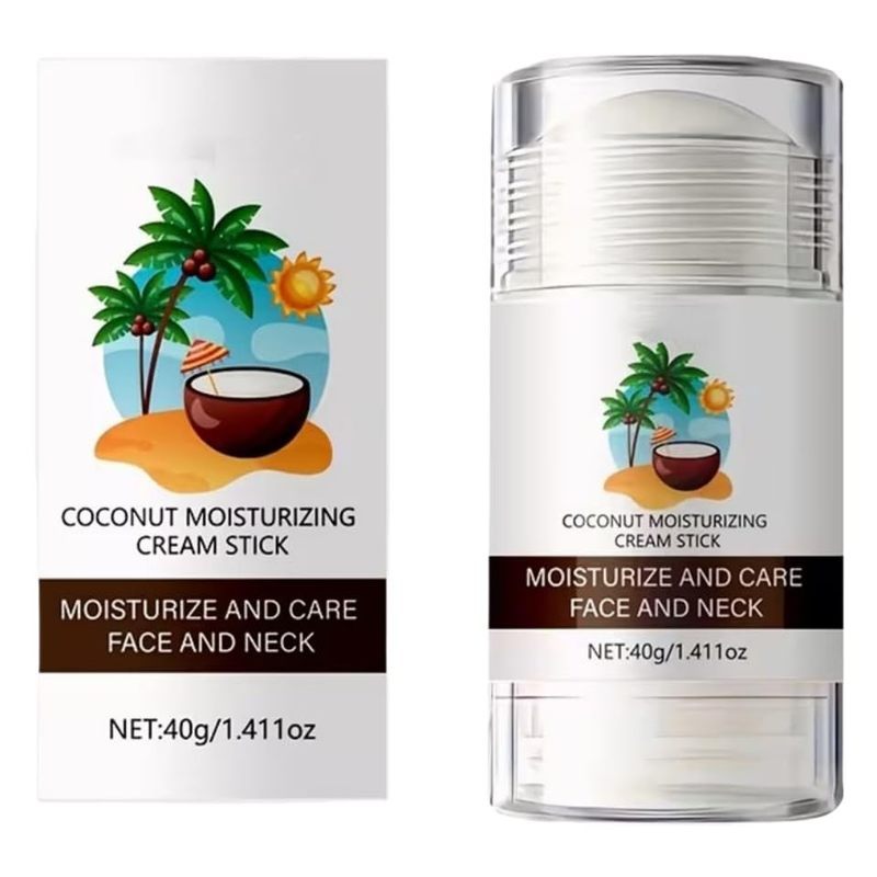 Coco Face Stick , Bastão De Bálsamo Hidratante Facial De Ácido Hialurônico Com Óleo De , Levantamento De Creme De Aperto
