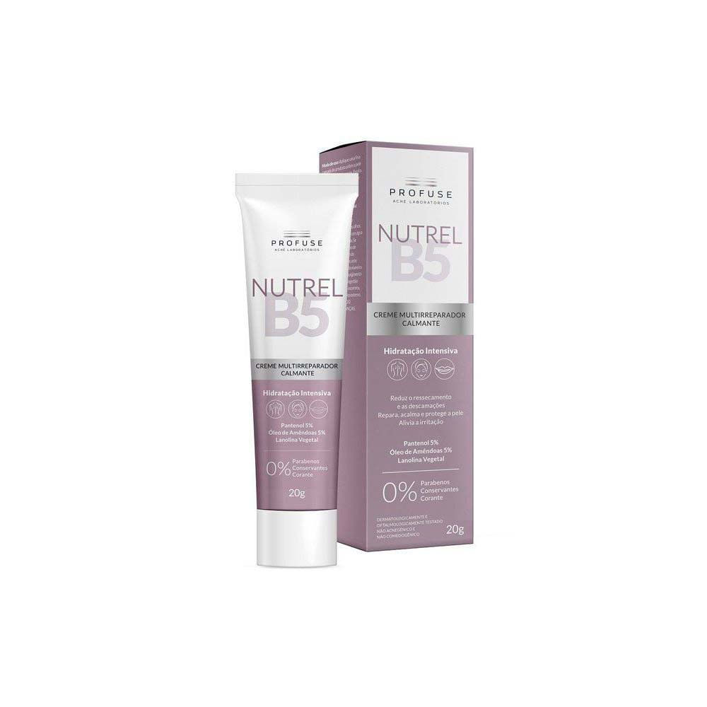 Profuse Nutrel B5 Creme Multirreparador Calmante Corpo e Rosto 20g