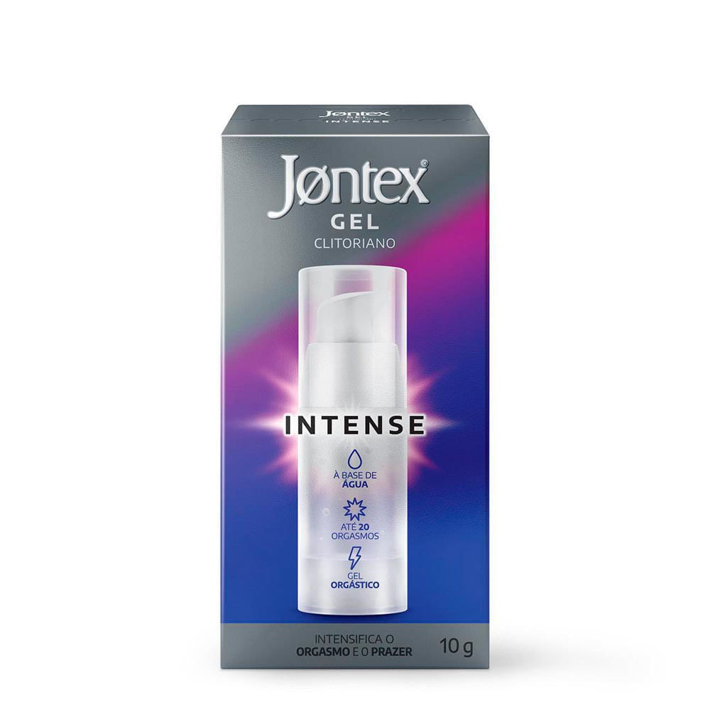 Gel Lubrificante Jontex Clitoriano Intense a Base de Água 10g