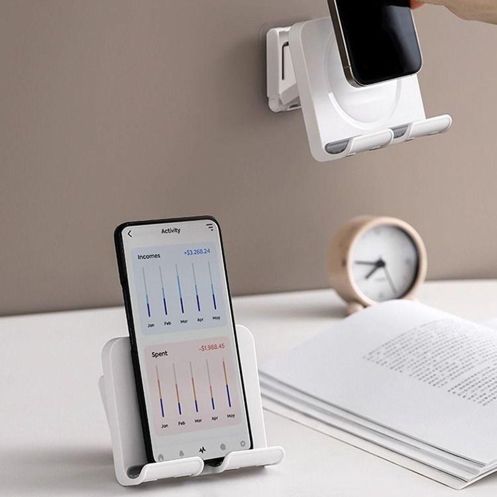Suporte De Montagem Em Parede , Telefone Suspenso Flexível Ajustável Antiderrapante Para Tablet De Mesa