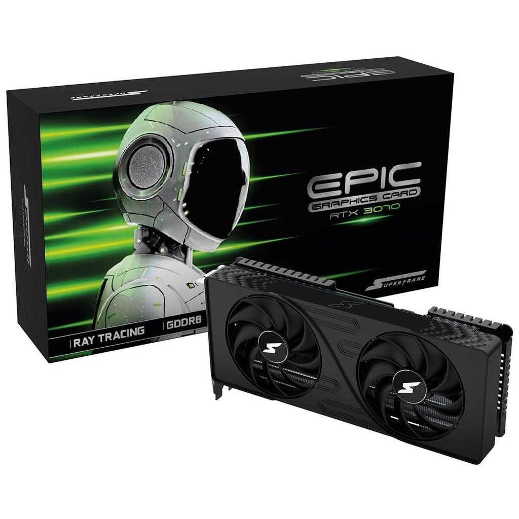 Placa de vídeo SuperFrame GeForce RTX 3070 EPIC 8 GB