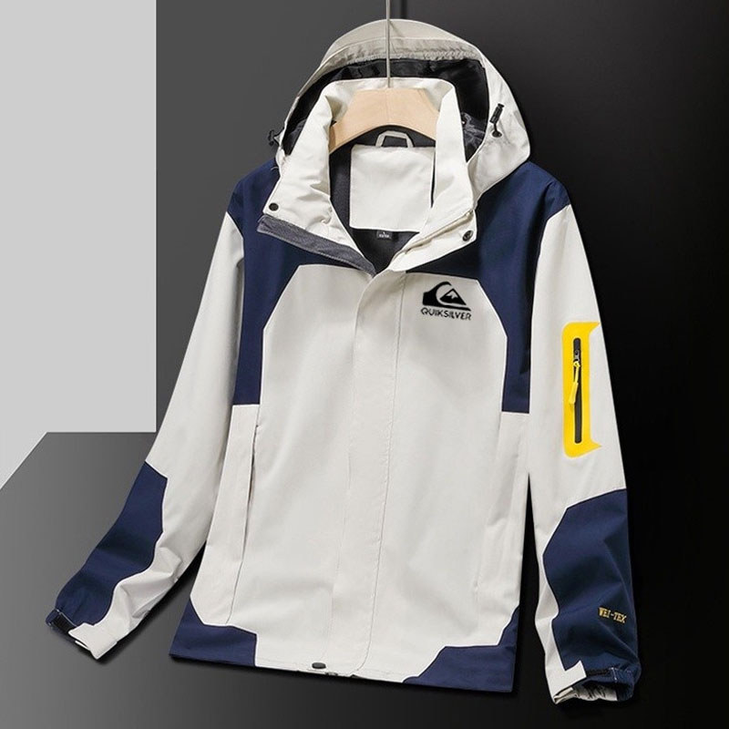 Jaqueta Masculina Impermeável À Prova De Vento Para Exterior Quiksilver