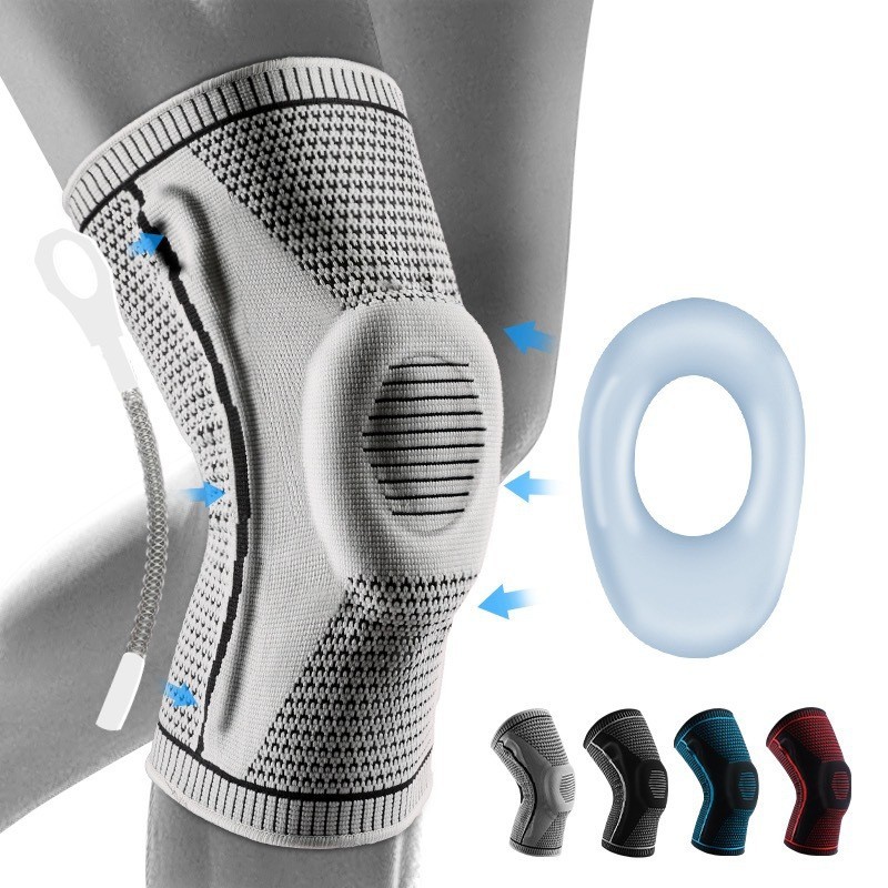 Esportes ao ar livre verão pressurizado Silicone primavera respirável joelheiras montanhismo correndo basquete ciclismo 